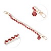 Unique Bargains Durable Camellia Faux Pearl Bag Extender Chain 1 Pc - 3 of 4