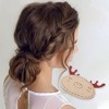 Unique Bargains Girl's Cute Strawberry Flowers Hair Clips Red 9pcs - 2 of 3