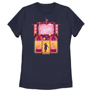 Women's Wonka Candy Factory Logo T-Shirt - 1 of 4