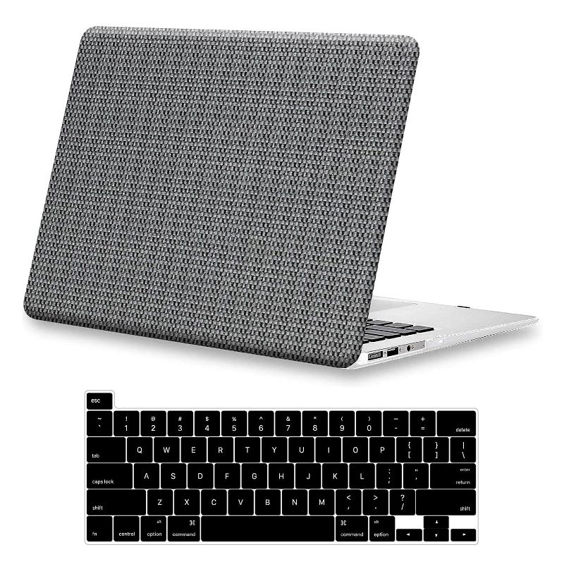 SaharaCase Woven Laptop Case for Apple MacBook Pro 13" Laptops Charcoal (LT00026), 1 of 8