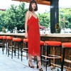 Anna-Kaci Women's Sequin Fringe Flapper Midi Dress - 3 of 4