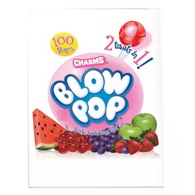 Charms Blow Pops 0.8 oz Assorted Fruit Flavors 100ct