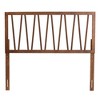 Baxton Studio Rahela Mid-Century Modern Ash Walnut Finished Wood Queen Size Headboard - 3 of 4