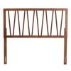 Baxton Studio Rahela Mid-Century Modern Ash Walnut Finished Wood Queen Size Headboard - image 3 of 4