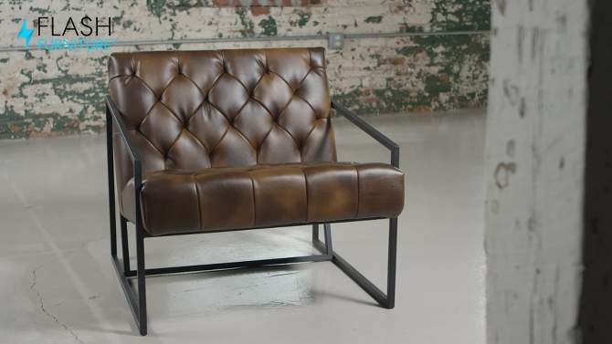 Flash Furniture HERCULES Madison Series Tufted Lounge Chair, 2 of 7, play video