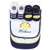 Hudson Baby Infant Boy Cotton Bib and Sock Set, Handsome Taco, One Size - 2 of 4