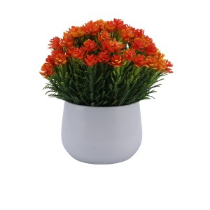 Unique Bargains Artificial Plants Scandinavian-style Plastic 3.35"x3.35"x6.69" 1 Pc - 1 of 4