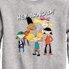 Boys' - Hey Arnold! - Group Shot Graphic Long Sleeve Fleece Sweatshirt - 2 of 4