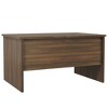 vidaXL Brown Oak Coffee Table - Modern Rectangular Design Engineered Wood Table - 31.5"x19.7"x16.7" - Assembly Required - 4 of 4