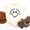 Simply Sage Market S.W.Smiley Choose Happy Lighting Eyes Garment Dyed Tee - S - Ivory - 3 of 4
