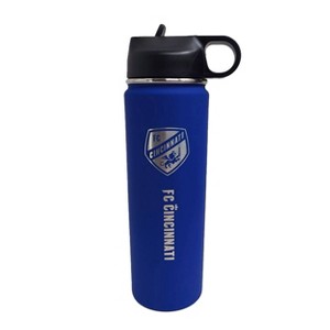 MLS FC Cincinnati 22oz Rubberized Touch Water Bottle - 1 of 3