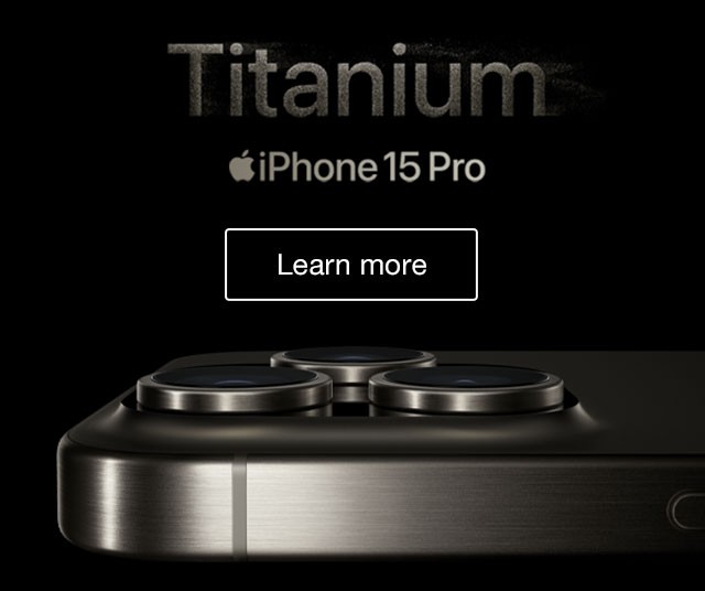 Titanium Apple iPhone 15 Pro Learn more