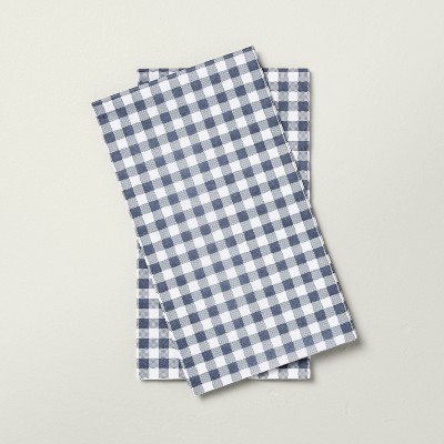 14ct Gingham Paper Guest Towels Blue - Hearth & Hand™ with Magnolia