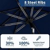 10FT Heavy Duty Patio Umbrella, 8-Rib Steel Frame with Easy Crank & Tilt, Waterproof Sunshade for Outdoor Table & Poolside - 4 of 4