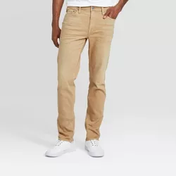 Men's Slim Fit Jeans - Goodfellow & Co™ Khaki 34x32