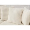 NicBex New Arrival Oversized 2 Piece L Shaped Corduroy Sofa with Left Chaise Daybed,Armrests & Throw Pillows,Easy Assembly - 4 of 4