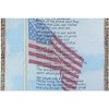 Manual Woodworkers and Weavers Because of the Brave Tapestry Throw Blanket 50"x60", Cotton, Patriotic Military Tribute Home Decor - 3 of 3