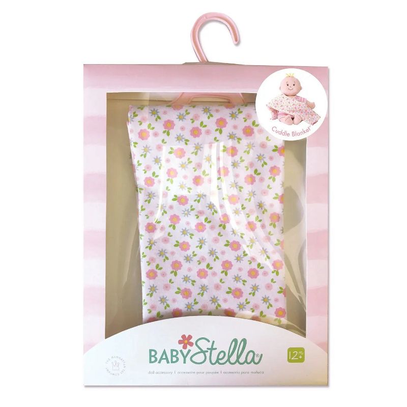 Manhattan Toy Baby Stella Cuddle Swaddling & Receiving Blanket for 12" and 15" Dolls, 2 of 3