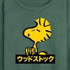 Women's - Peanuts - Woodstock Lightweight French Terry Wide Neck Long Sleeve Shirt - 2 of 4