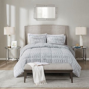 PAGED Faux Fur Comforter Set Bedding Comforter Sets with Standard Sham, Machine Washable - 1 of 4