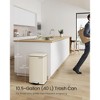 SONGMICS Kitchen Trash Can, 10.5 Gallon Garbage Can, Large Step Trash Bin with Lid, Stainless Steel, Soft Close, 15 Trash Bags Included - 2 of 4