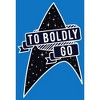 Men's Star Trek To Boldly Go Starfleet Pull Over Hoodie - 2 of 4