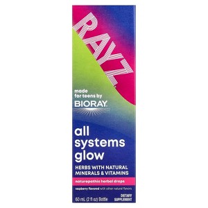 Bioray Rayz®, All Systems Glow, For Teens, Raspberry, 2 fl oz (59 ml) - 1 of 4