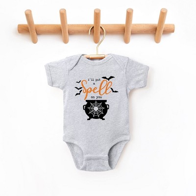 The Juniper Shop I'll Put A Spell On You Glitter Baby Bodysuit