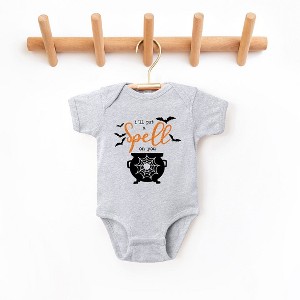 The Juniper Shop I'll Put A Spell On You Glitter Baby Bodysuit - 1 of 3
