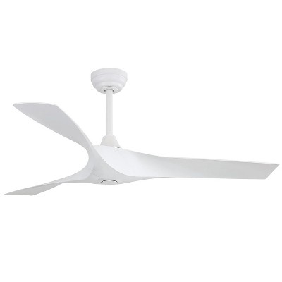 Sofucor 52" ABS Ceiling Fan Adjustable Height 6-Speeds Remote Control Without Light for Indoor and Outdoor
