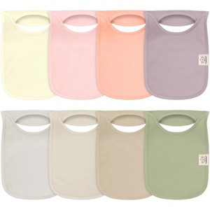 KeaBabies 8-Pack Hallo Baby Drool Bibs , Baby Bibs for Boys, Girls, Pull-on Bibs for Baby Boy, Baby Girl, Baby Bib Unisex - 1 of 4