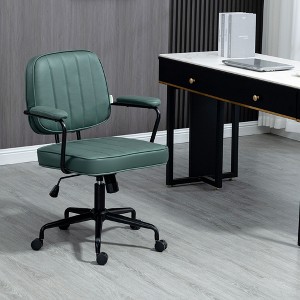 Vynxaria Vinsetto Home Office Chair with Adjustable Height and Tilt, Green - 1 of 4