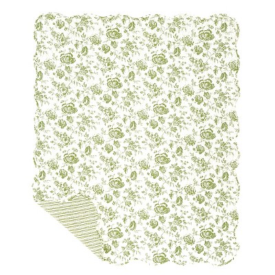 C&F Home Colonial Williamsburg Devon Moss 50" x 60" Throw Blanket