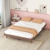 Full Floating Platform Bed Frame Modern Design Particle Board Bed with Headboard, Footboard, and Siderail for Home Bedroom Decoration - 2 of 4
