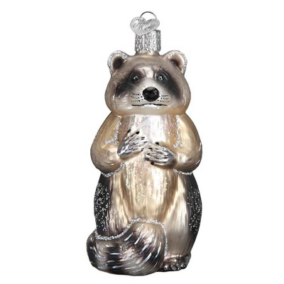 Old World Christmas 3.5 Inch Raccoon Christmas Ornament Animals Tree ...