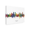 Trademark Fine Art Michael Tompsett 'Syracuse New York Skyline Named' Canvas Art - 2 of 4