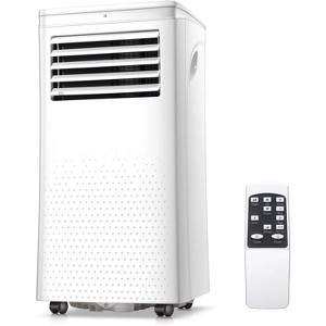 R.W.FLAME 8,000 BTU Portable Air Conditioner with Remote Control,  3-in-1 Air Conditioner with Digital Display,24Hrs Timer,Installation Kit for Home - 1 of 4