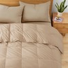 Peace Nest Lightweight White Goose Down Feather Blanket - 3 of 4