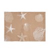 C&F Home Sandy Coast Starfish Coral Shells Placemats Set of 6 Beach Coastal, 14" x 20" - 2 of 4