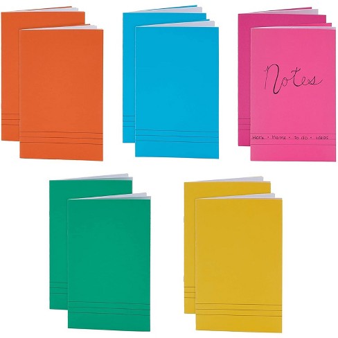 Paper Junkie 24 Pack Mini Notebooks Bulk Set, Travel Journal With 48 Lined  Pages For Writing School Supplies, 6 Colors, 3.5 X 5 In : Target