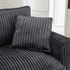 Sapphtopaz Single Lazy Sofa with Backrest Corduroy Upholstered Couches for Living Room with Armrests Comfy Couch Sofa Bed for Apartment,Bedroom - 2 of 4