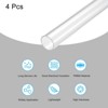 Unique Bargains Lamp Lantern Water Cooling System Acrylic Round Tubes 4 Pcs 10" - 3 of 4