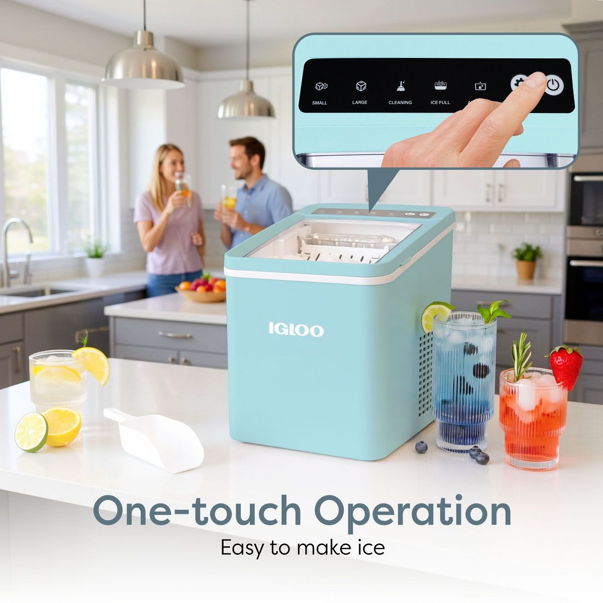 Igloo 26-Pound Automatic Portable Countertop Ice Maker Machine - thumbnail 4