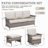 Buenhomino Outdoor Patio All-Weather Wicker Furniture Set - 3 of 4