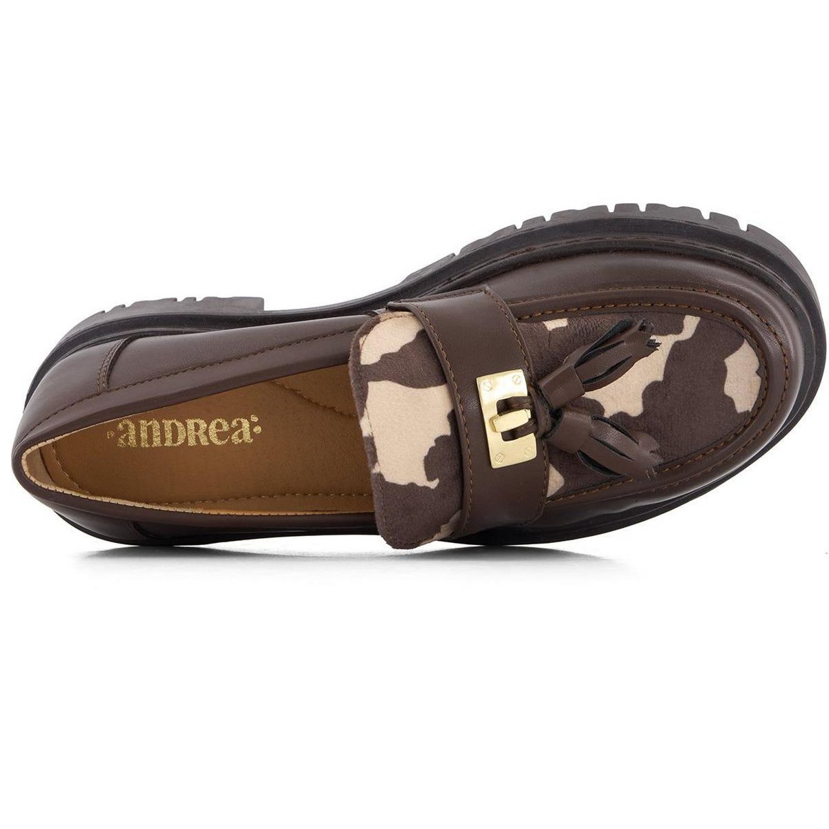 Женские туфли Andrea Women's Penny Loafers 76433 Brown 8 — фото 4