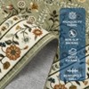 Washable Area Rugs Floral Carpet with Non-Slip Backing - 4 of 4