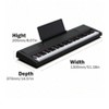 Senfot 88 Key Digital Piano-Full Size Semi-Weighted Electric Keyboard-for Beginner and Professional-Power Supply-Built in Speakers-Pedal - 4 of 4