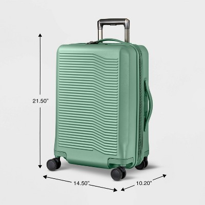 Open Story Suitcase Carry On 21.5" Spinner Luggage Hardside