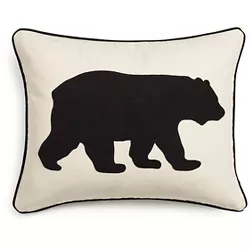 16"x20" Bear Lumbar Throw Pillow - Eddie Bauer