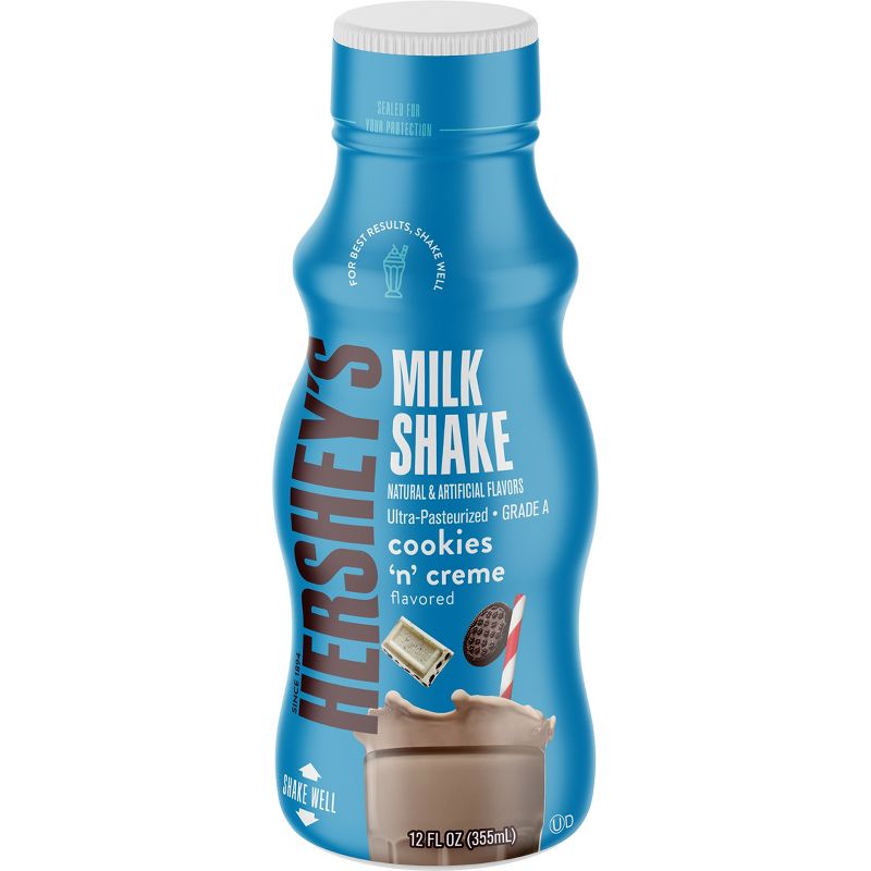 Hershey&#39;s Cookies &#39;n&#39; Creme Flavored Milk Shake - 12 fl oz, 4 of 7